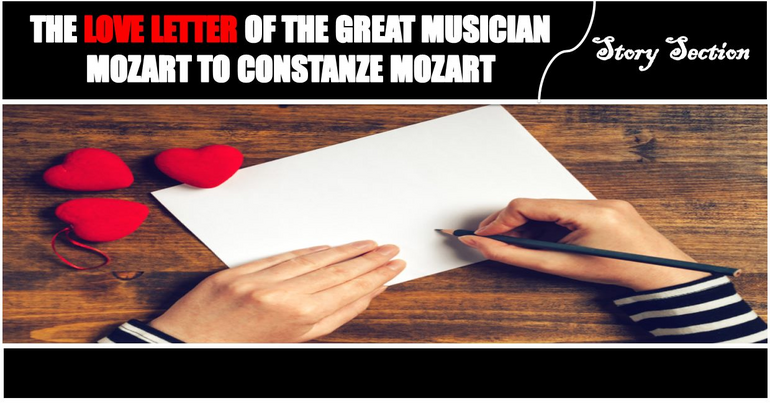 the love letter of the great musician mozart to constanze mozart