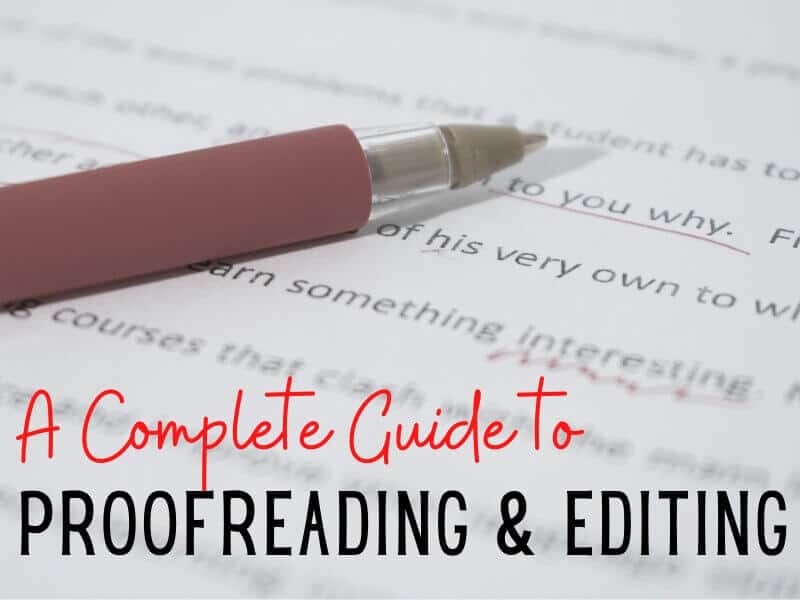 Tips for editing and proofreading your book