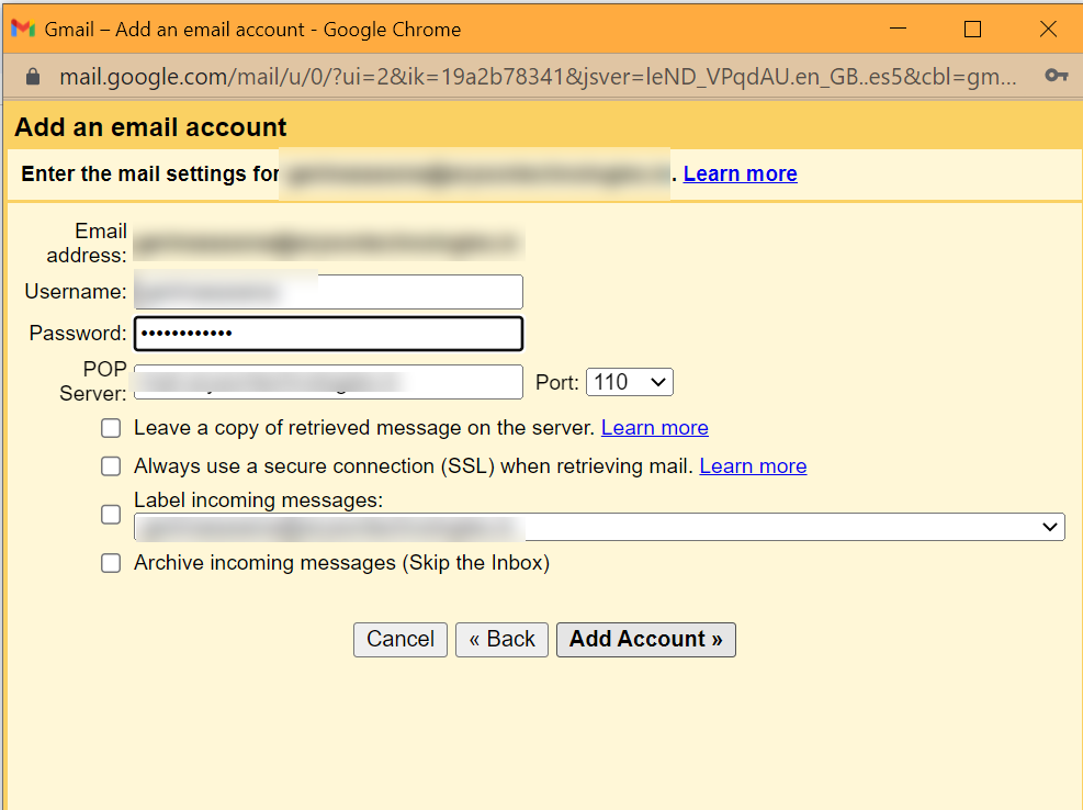 Move Domain Email to Gmail