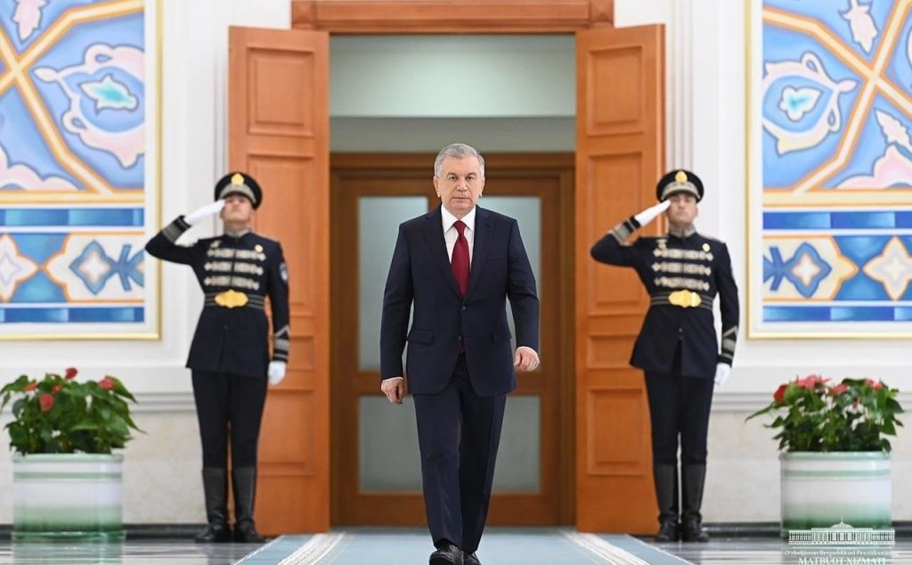 Uzbek President shavkat mirziyoyev